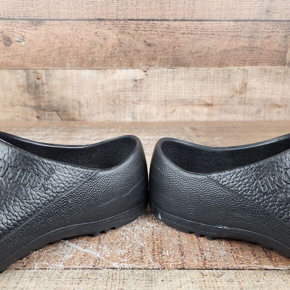 Birkenstock Profi-Birki Professional Women Sz 7 EU 38 Black Slip On Clog Shoes - Picture 4 of 10